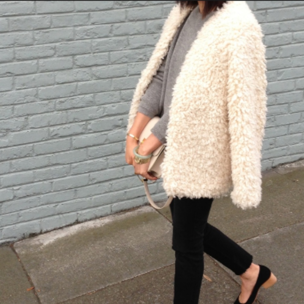 Faux Fur Shaggy Coat